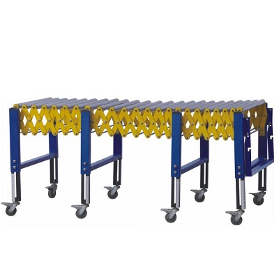 Extendable Gravity Roller Conveyor For Unloading Transport Carton